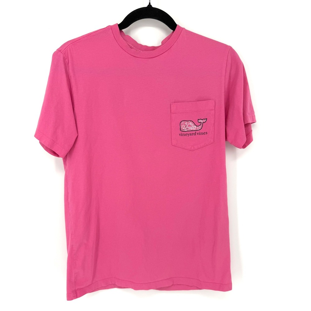 Vineyard Vines T-Shirt XS Pink Martha's Vineyard Preppy Beach